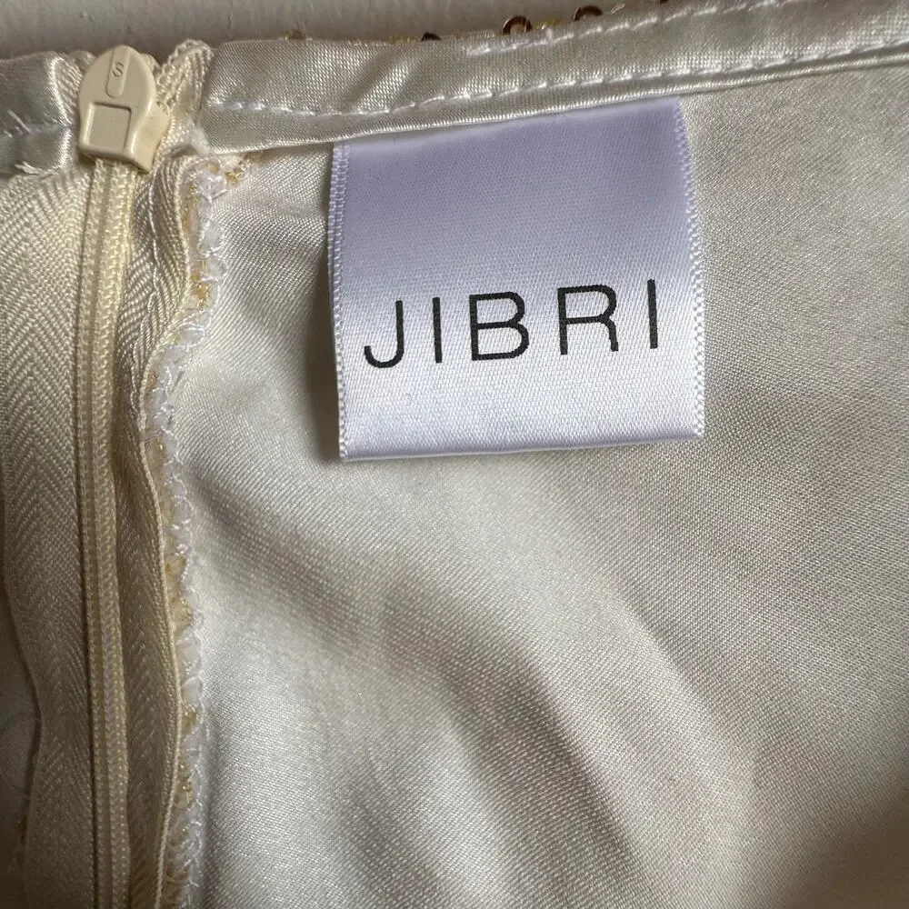 JIBRI Gold Sequined Sculptural Jumpsuit - Picture 7 of 9